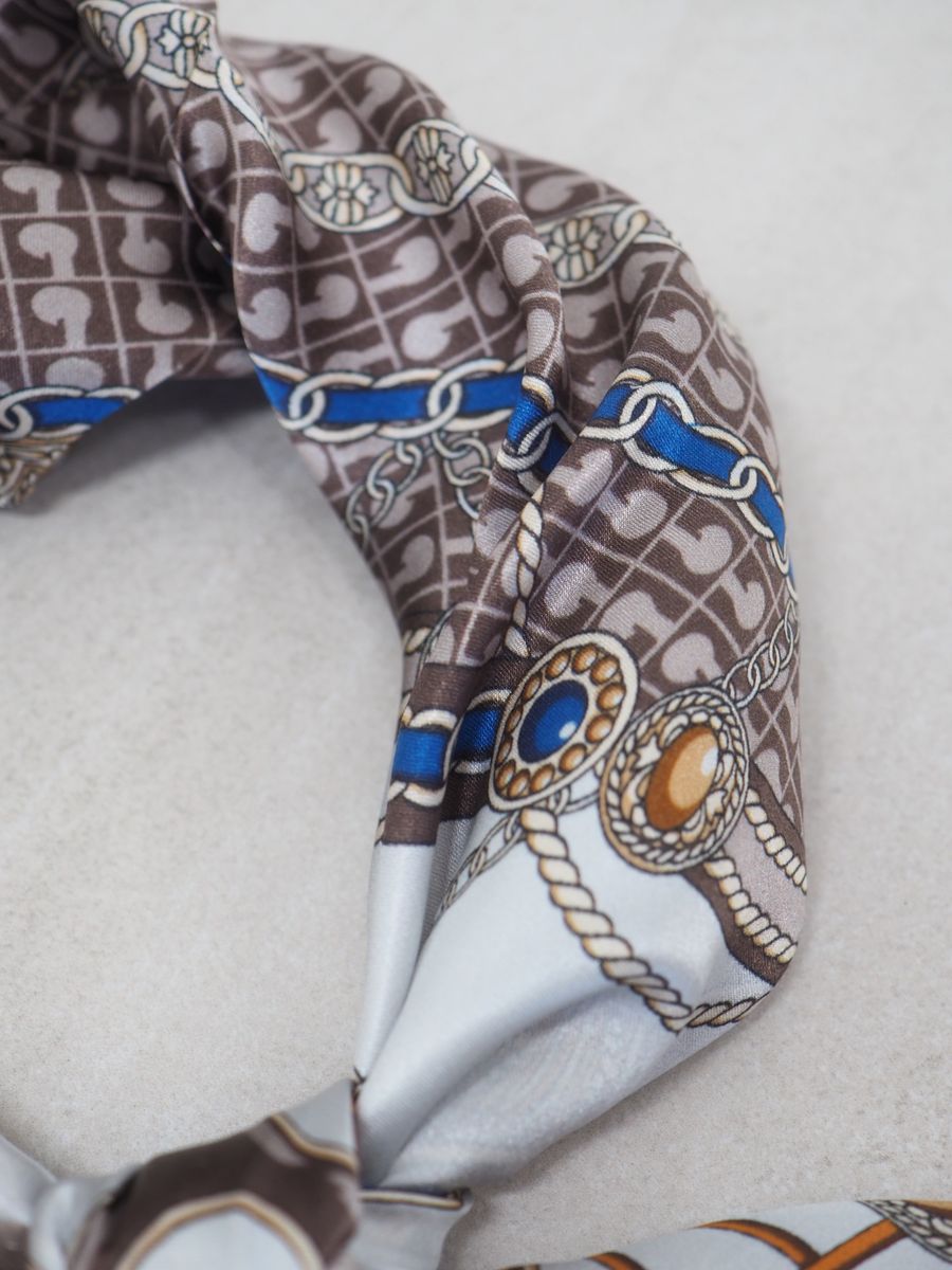 Skjerf 100% silke muldvarp farge