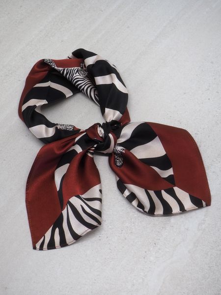 Hovedbilde Skjerf 100% silke bordeaux