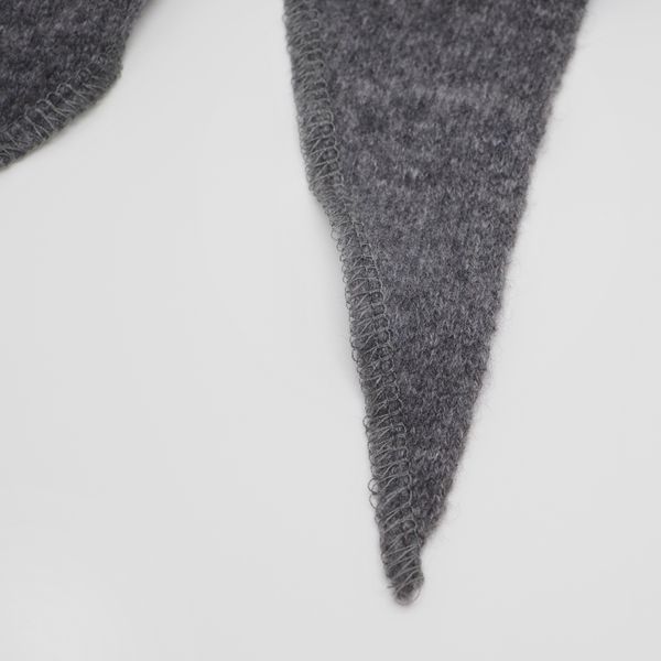 Hovedbilde Ullskjerf trekant melert antrasitt små