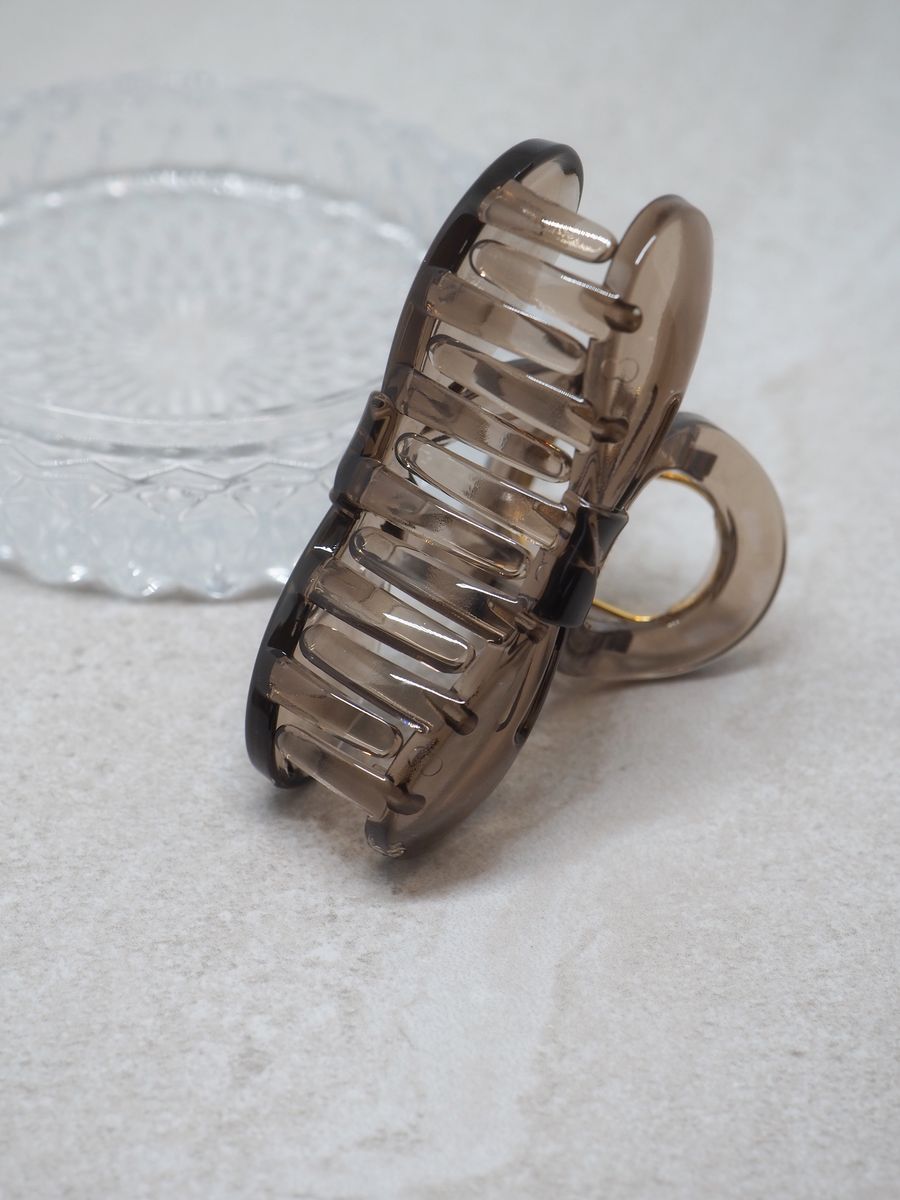 Hårklype sløyfe brun