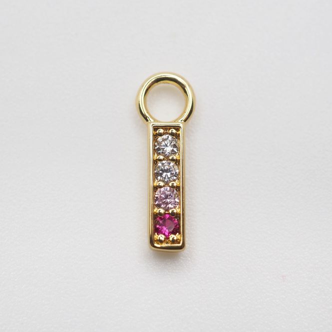 Hovedbilde Charm pinne rosa