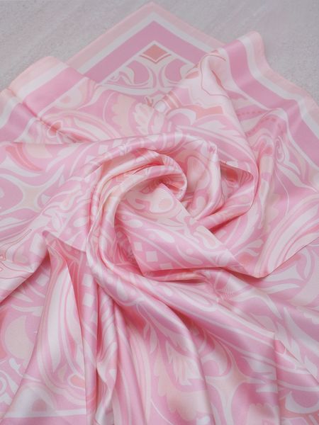 Hovedbilde Silkeskjerf 7DAYS stort rosa