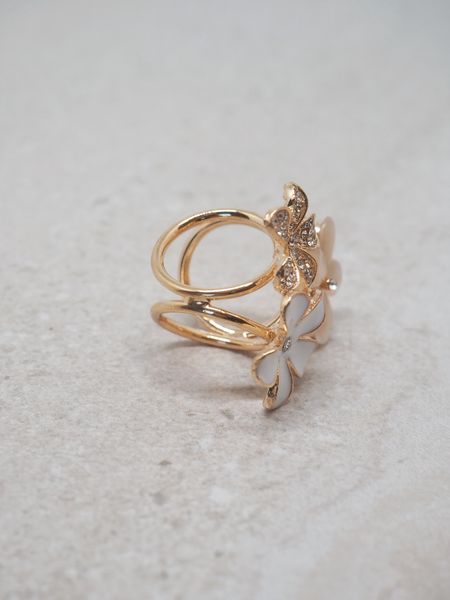 Hovedbilde Skjerfnål emaljerte blomster