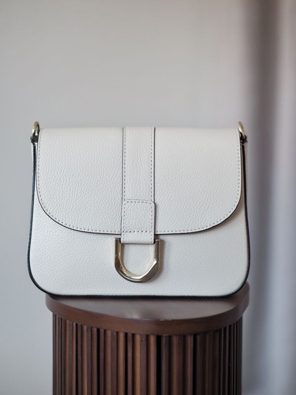 Charlotte skinnveske off-white