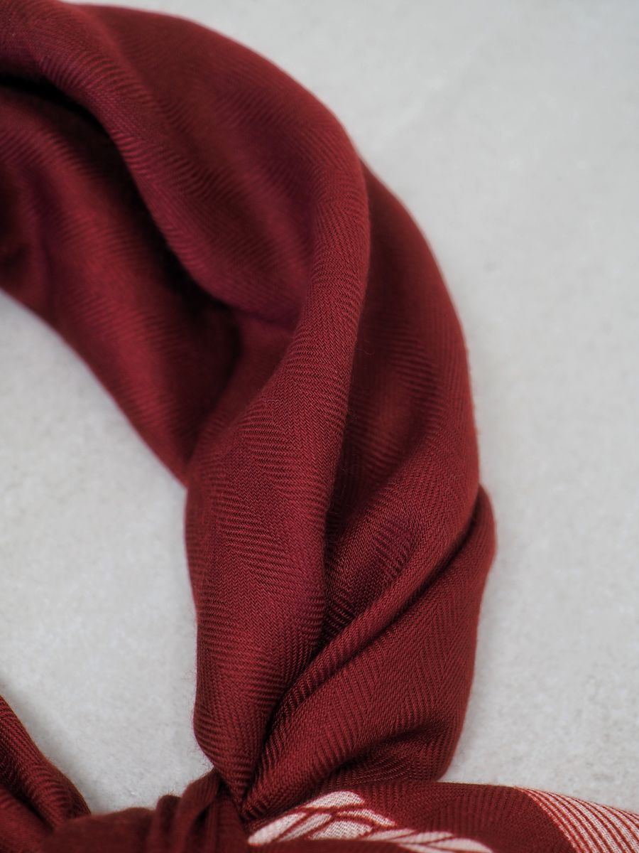 Lunt skjerf i bordeaux