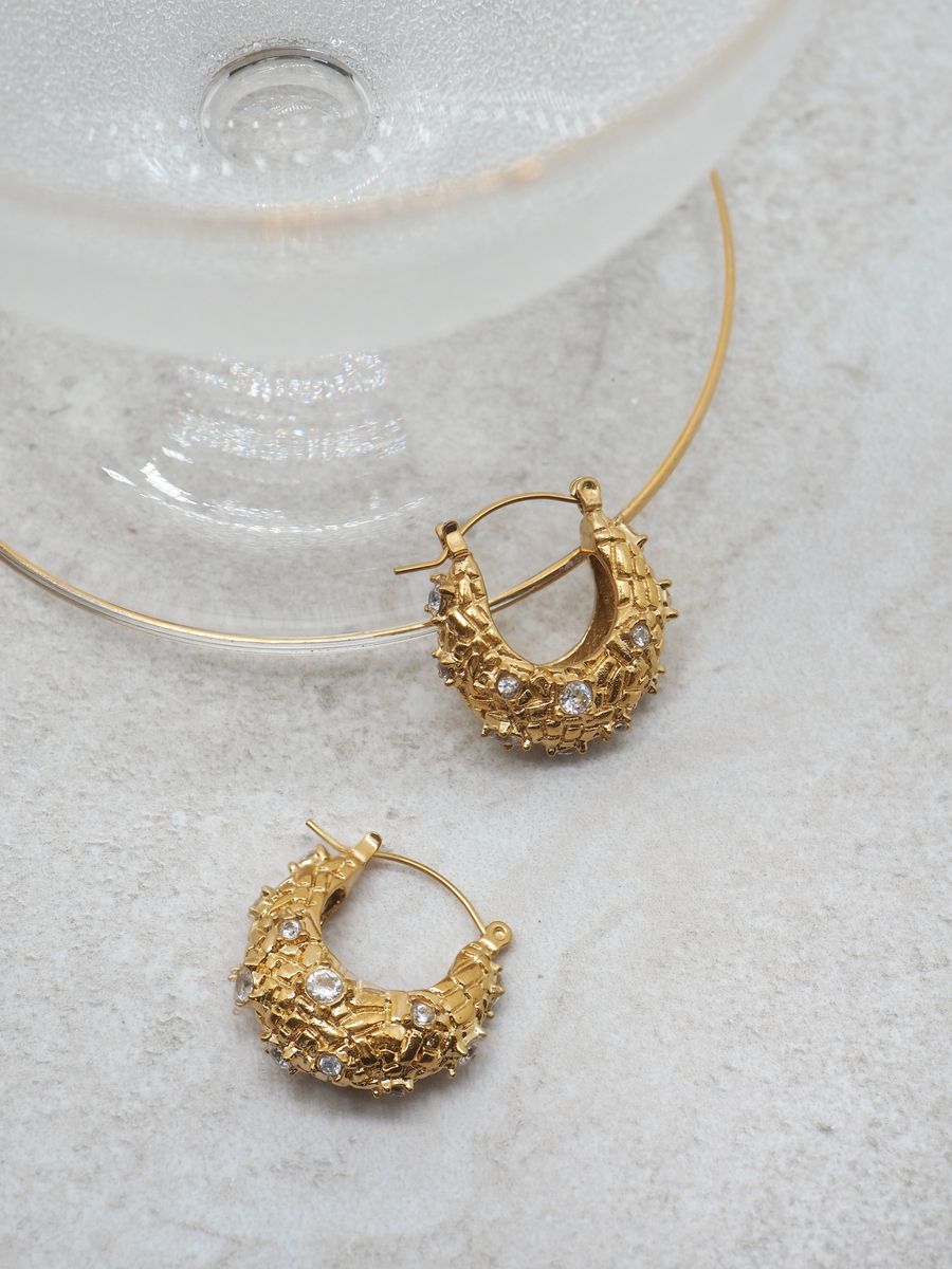 7DAYS hestesko øredobber