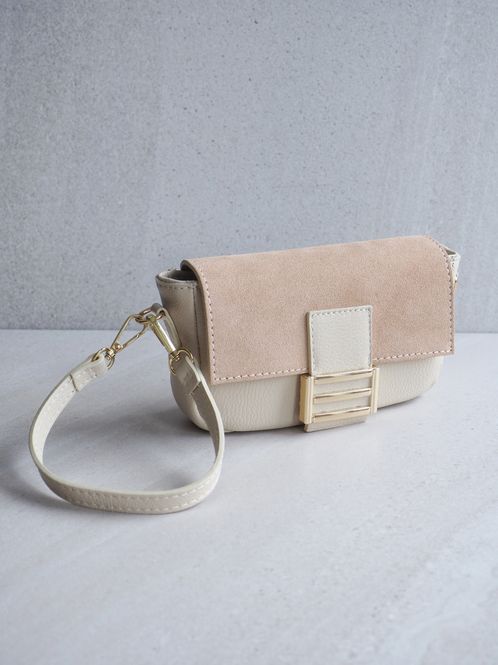 Hovedbilde Skinnclutch Beige
