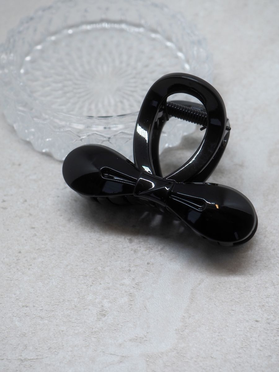 Hårklype sløyfe svart