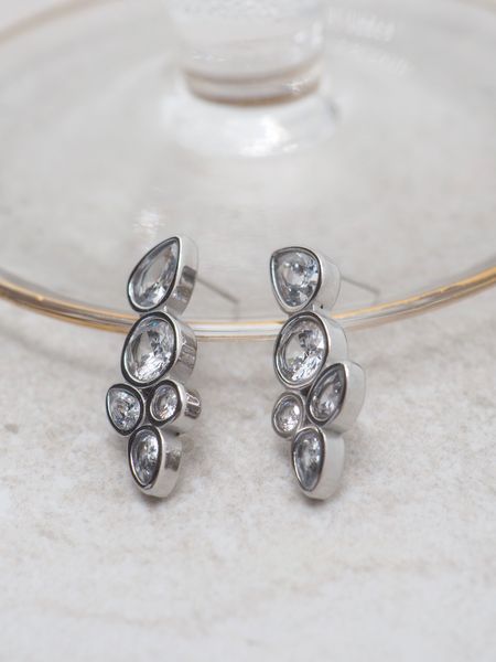 Hovedbilde 7DAYS zirkon øredobber sølv