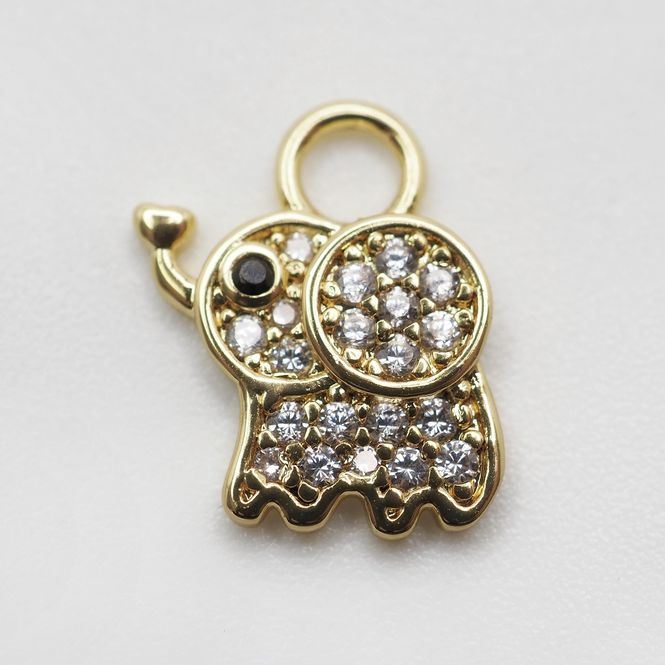 Hovedbilde Charm elefant blank