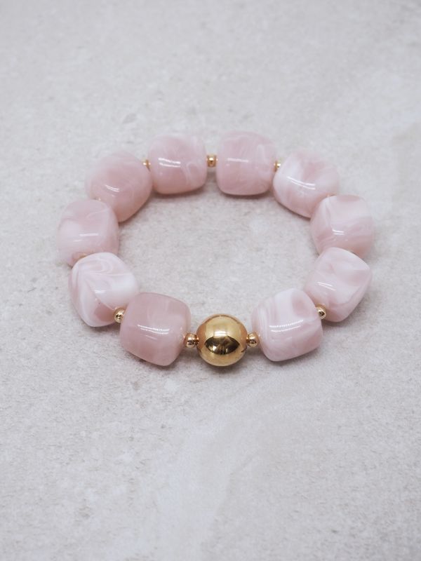 Armbånd lyserosa
