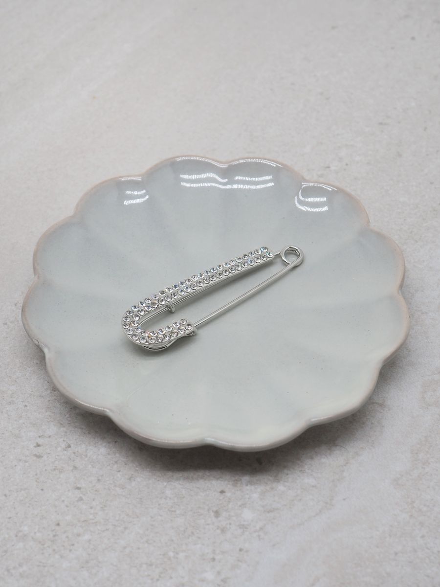 7DAYS brosje sikkerhetsnål sølv