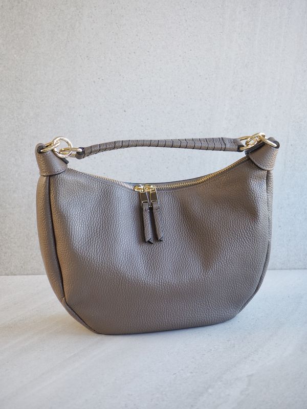 Betty skinnveske Taupe