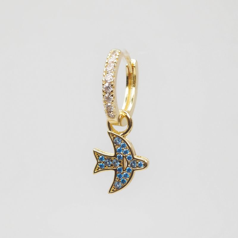Charm fugl lyseblå