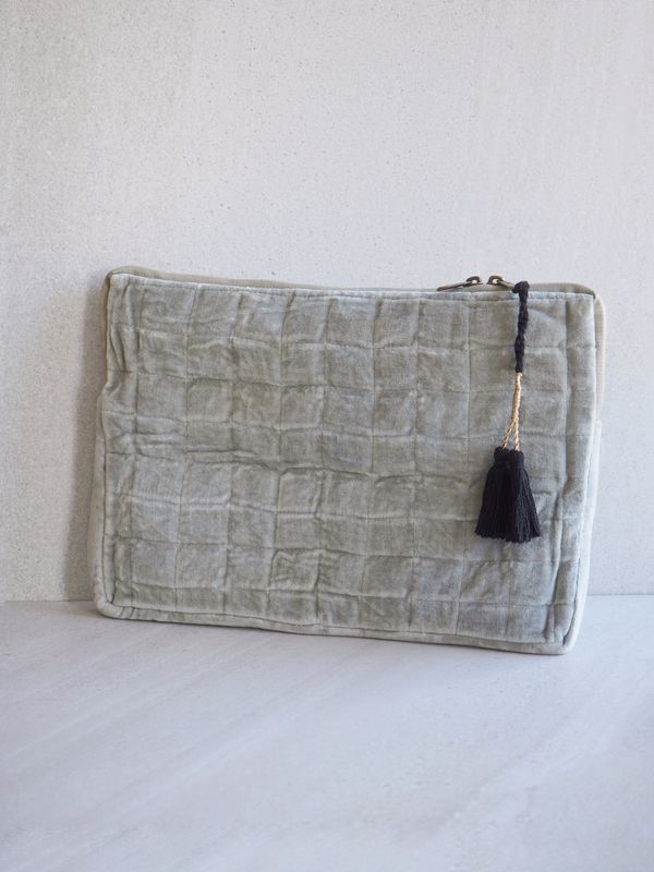 Pc-cover velur beige