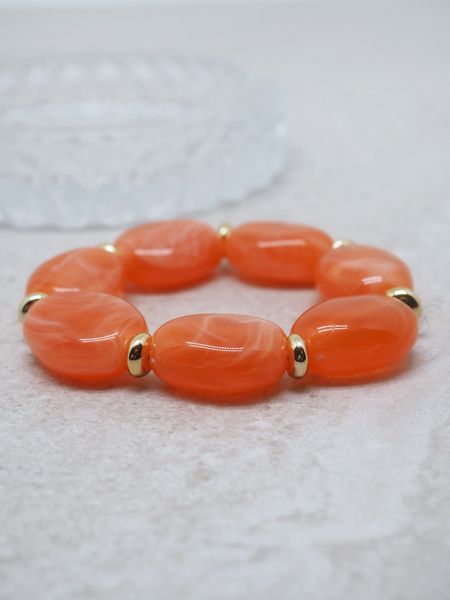 Hovedbilde Plexiglass armbånd oransje